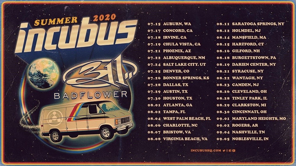 Incubus & 311 Announce Summer Tour! Todd Hancock