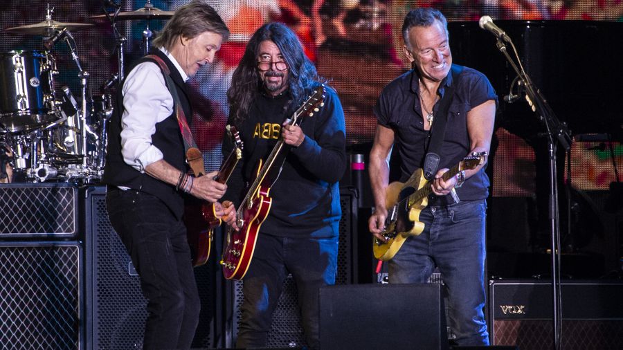 Watch Paul McCartney Jam with Grohl & Springsteen at Glastonbury